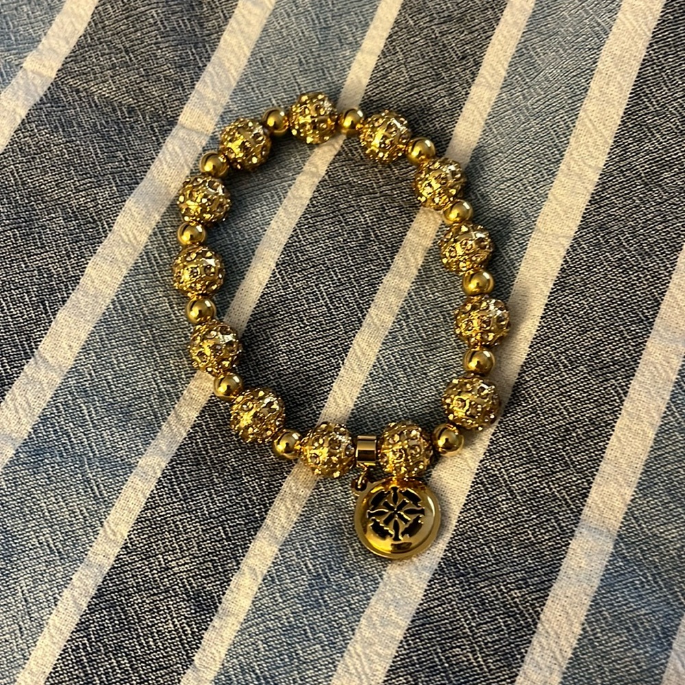 Rustic Cuff Gold Bracelet